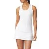 FILA Essentials Racerback Tank (W) (White) -Pickleball Shop CFWK41 WHT 1