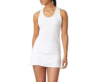 FILA Essentials Racerback Tank (W) (White) 3 FILA Essentials Racerback Tank (W) (White)