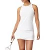 FILA Essentials Full Coverage Tank (W) (White) -Pickleball Shop CFWK44 WHT 1