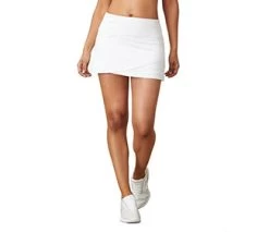 FILA Essentials Tiered Skort (W) (White)