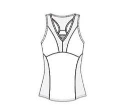 Lucky In Love Blossom Tank (W) (White)