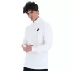 Lotto Core Sweat Half Zip (M)(White) -Pickleball Shop CLMHZ0 WHT