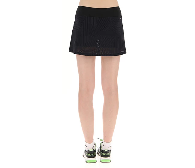 Lotto Superrapida Pickleball V Skirt (W) (Black) 4 Lotto Superrapida Pickleball V Skirt (W) (Black) - Image 2