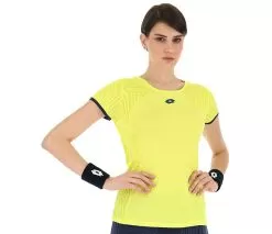 Lotto Superrapida Pickleball V Tee (W) (Yellow)