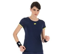 Lotto Superrapida Pickleball V Tee (W) (Dark Denim)