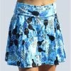 Pickleball Bella Graffiti 2 A-Line Skort (W) (Blue) -Pickleball Shop CPBE1D BLU 1