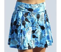 Pickleball Bella Graffiti 2 A-Line Skort (W) (Blue)