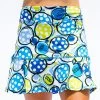 Pickleball Bella Dink 1 Drop Pleat Skort (W) (Blue) -Pickleball Shop CPBE2A BLU 1