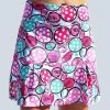 Pickleball Bella Dink 2 Drop Pleat Skort (W) (Pink) -Pickleball Shop CPBE2B PNK 1