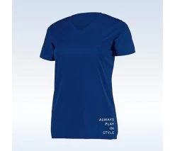 Pickleball Bella Short Sleeve V-Neck (W) (Navy)