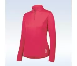 Pickleball Bella 1/4 Zip Pullover (W) (Pink)
