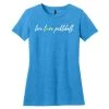 Live Love Pickleball Tee (W) (Turquoise) -Pickleball Shop CPBT03