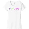 Live Love Pickleball Tee (W) (White) -Pickleball Shop CPBT05