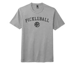 Vintage Pickleball S/S Tee (M) Grey