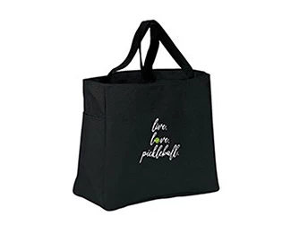 Live, Love, Pickleball Tote (Black) 3 Live, Love, Pickleball Tote (Black)