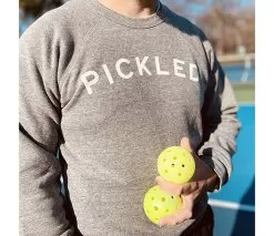 Fromuth Pickleball Pickled Raglan Sweatshirt (M) (Grey) -Pickleball Shop CPF33 GRY 4