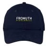 Fromuth Pickleball Brushed Canvas Logo Cap (Navy) 1 Fromuth Pickleball Brushed Canvas Logo Cap (Navy) -Pickleball Shop CPFC0 NVY
