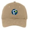 Fromuth Pickleball Brushed Canvas Circle Cap (Khaki) 1 Fromuth Pickleball Brushed Canvas Circle Cap (Khaki) -Pickleball Shop CPFC1 TAN