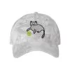 Fromuth Pickleball Tie Dyed Cat Cap (Grey) -Pickleball Shop CPFC4 GRY 1