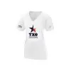 FILA PPA Texas Open V-Neck Tee (W) -Pickleball Shop CPPABJ WHT