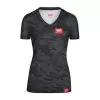 Selkirk Red Label Camo Short Sleeve V-Neck (W) (Black) -Pickleball Shop CS1101 BLK