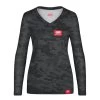 Selkirk Red Label Camo Long Sleeve V-Neck(W)(Black)