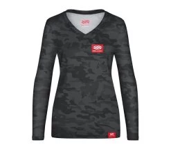 Selkirk Red Label Camo Long Sleeve V-Neck(W)(Black)