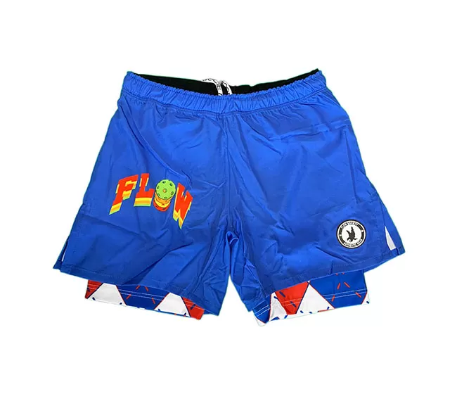 Flow Society Pickleball 5.5" 2-in-1 Short (M) (Blue) 3 Flow Society Pickleball 5.5" 2-in-1 Short (M) (Blue)