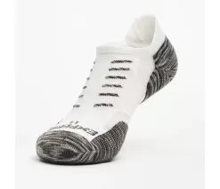 Thor-Lo Experia TECHFIT Light Cushion No Show Tab Rocket Grip (White Grey)