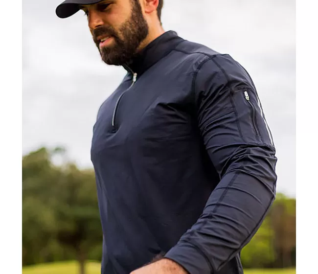 BloqUV Mock Zip Top (M) (Black) 6 BloqUV Mock Zip Top (M) (Black) - Image 4