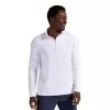 BloqUV Mock Zip Top (M) (White) -Pickleball Shop CUVMJ1 WHT 1