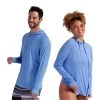 BloqUV Unisex Hoodie (U) (Indigo) -Pickleball Shop CUVMJ3 BLU 1
