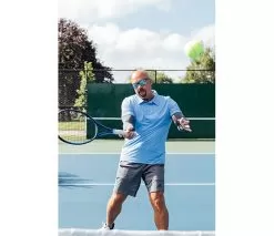 BloqUV Short Sleeve Polo (M) (Indigo) 7 BloqUV Short Sleeve Polo (M) (Indigo) -Pickleball Shop CUVMP0 BLU 3