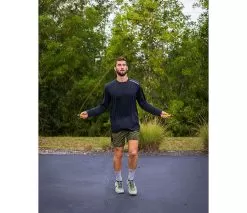 BloqUV Jet Long Sleeve Tee (M) (Black) 9 BloqUV Jet Long Sleeve Tee (M) (Black) -Pickleball Shop CUVMT BLK 4