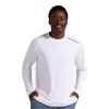 BloqUV Jet Long Sleeve Tee (M) (White) -Pickleball Shop CUVMT1 WHT 1