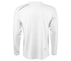 BloqUV Jet Long Sleeve Tee (M) (White) -Pickleball Shop CUVMT1 WHT 3