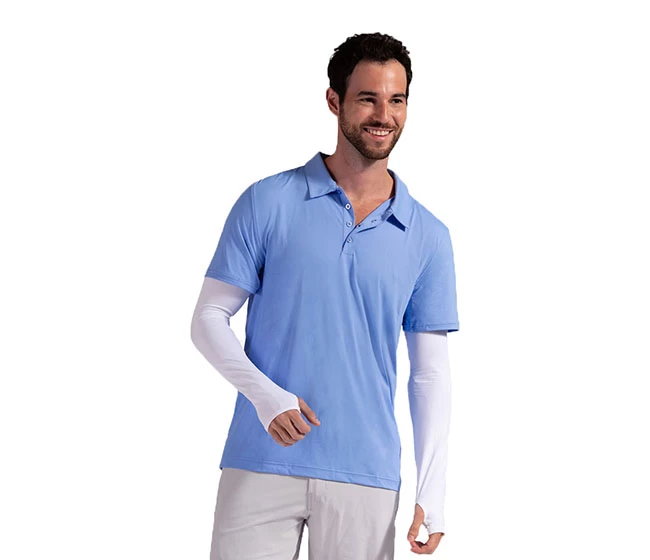 BloqUV Unisex Sun Sleeves (2x) (White) 3 BloqUV Unisex Sun Sleeves (2x) (White)