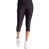BloqUV Compression Capri Tights (W) (Black) -Pickleball Shop CUVWJ4 BLK