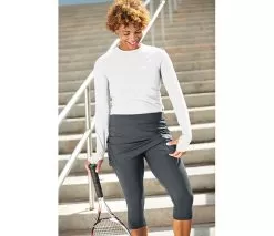 BloqUV 24/7 Long Sleeve Top (W) (White) -Pickleball Shop CUVWT1 WHT 2