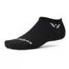 Swiftwick Aspire Zero No Show (Black) -Pickleball Shop CWAZ