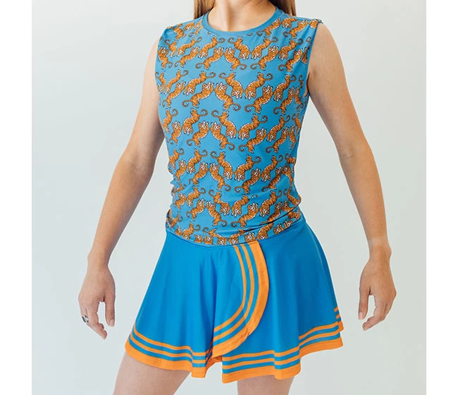 Faye+Florie Tiger Print Muscle Tank (W) 5 Faye+Florie Tiger Print Muscle Tank (W) - Image 3