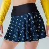 Faye+Florie Lightning Skull Print Holly Skirt (W) (Navy) -Pickleball Shop CYF30 NVY 1