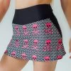 Faye+Florie Pink Skull And Star Jean Skirt (W) (Grey) -Pickleball Shop CYF35 GRY 1