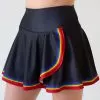 Faye+Florie Navy Rainbow Print Holly Skirt (W) (Navy) -Pickleball Shop CYF3A NVY 1