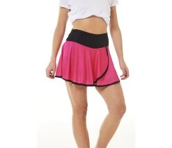 Faye+Florie Pink And Black Holly Skirt (W) (Launch Pink)