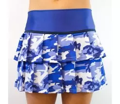 Faye+Florie Blue Camo Lisa Skirt (W) (Blue)