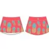 Faye+Florie Pineapple Print Jean Skirt (W) -Pickleball Shop CYF3P PNK