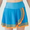 Faye+Florie Tiger Stripe Holly Skirt (W) (Blue/Orange) -Pickleball Shop CYF3X BLU 1
