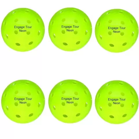 Engage Tour Neon Pickleballs (6 Pack) 3 Engage Tour Neon Pickleballs (6 Pack)