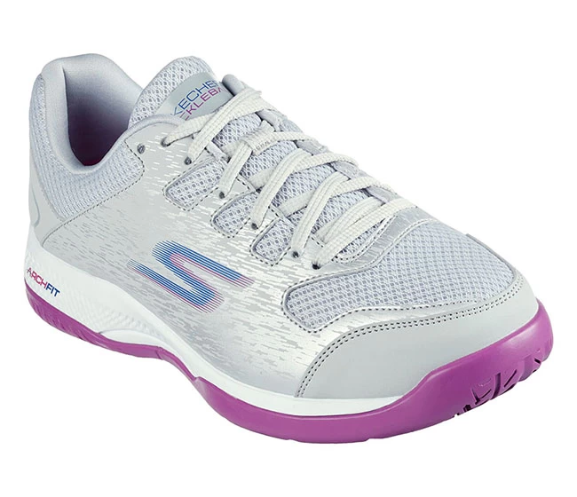 Skechers Viper Court Pickleball (W) (Grey/Purple) 5 Skechers Viper Court Pickleball (W) (Grey/Purple) - Image 3